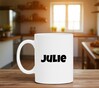 foto 2 Julie naam op mok - voornaam cadeau mok - Gepersonaliseerde mok beker met je eigen naam 