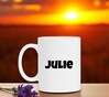 foto 4 Julie naam op mok - voornaam cadeau mok - Gepersonaliseerde mok beker met je eigen naam 