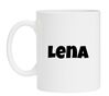 foto 1 Lena naam op mok Gepersonaliseerde mok beker met je eigen naam 