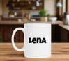 foto 3 Lena naam op mok Gepersonaliseerde mok beker met je eigen naam 