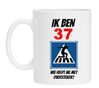 Leuke verjaardagsmok met leuke tekst en afbeelding 37 jaar man feestelijke verjaardag