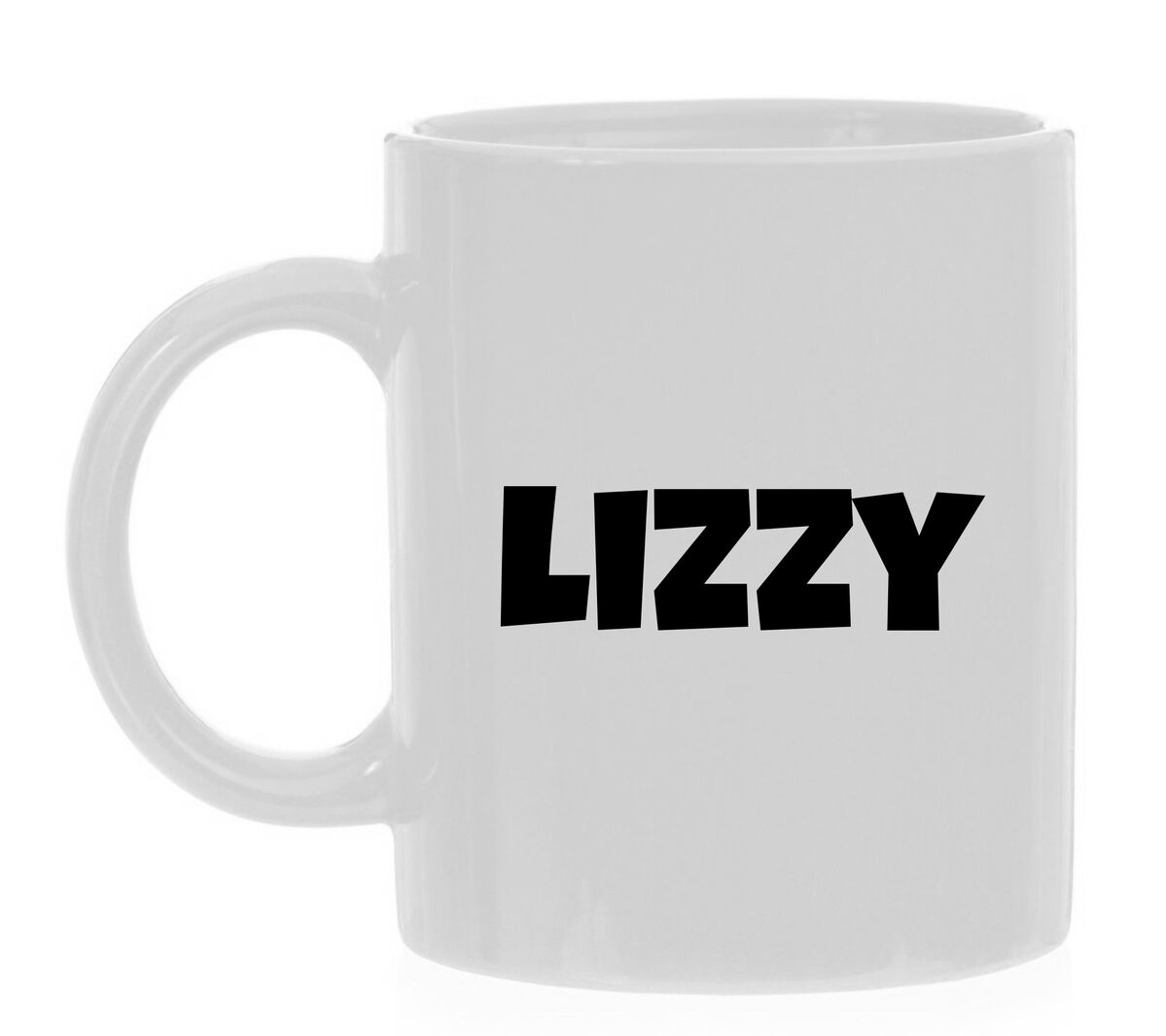 Lizzy mok ontwerp je gepersonaliseerde beker met de naam Lizzy namen mok