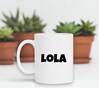 foto 3 Lola naam mok, persoonlijk cadeau gepersonaliseerde beker met naam mokken naam 