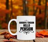 foto 4 mok Goodbye tension Hello pension een leuke koffie mok voor hem of haar die met pensioen gaat