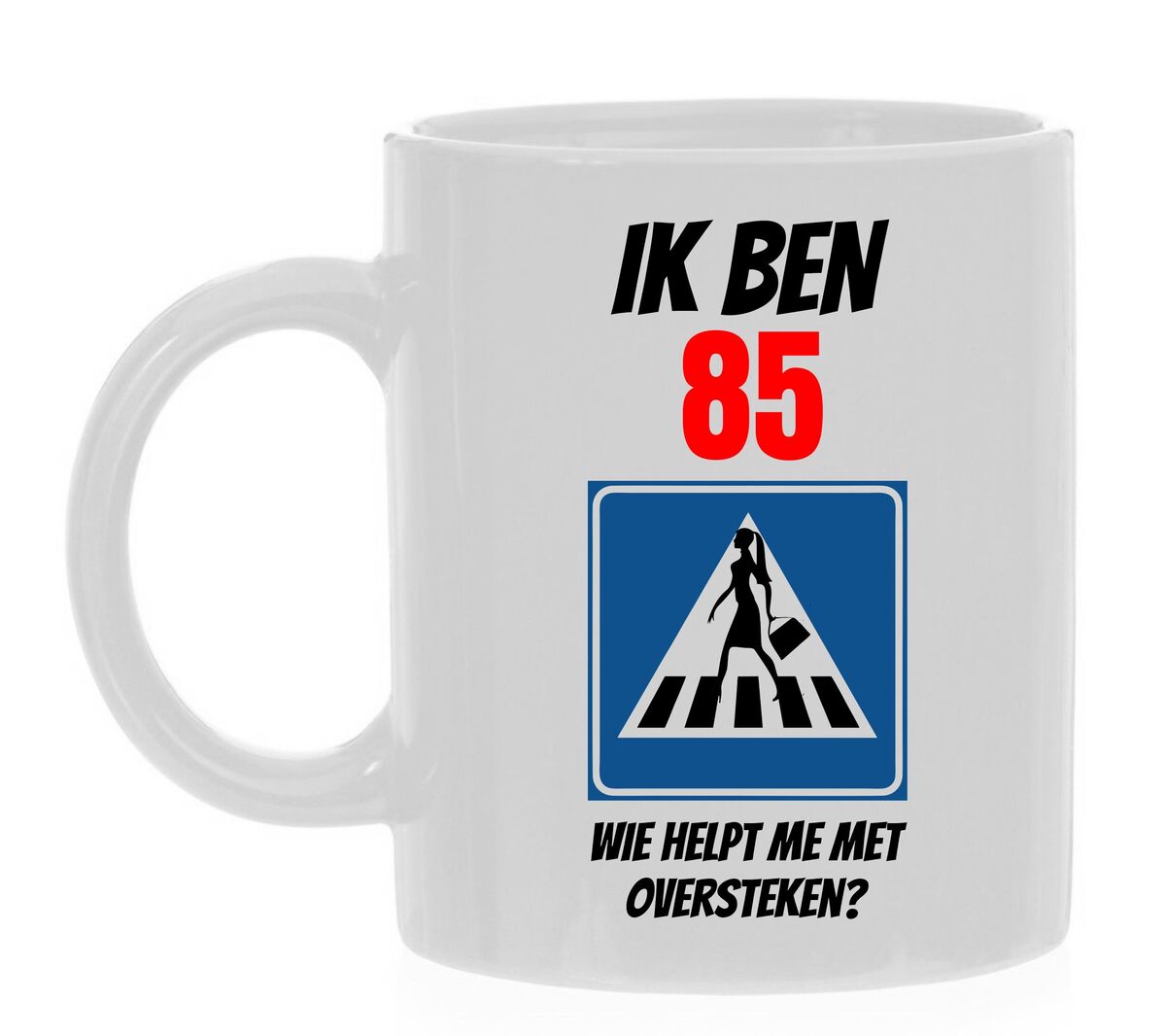 Mok leeftijd 85 jaar leuk cadeau voor een 85ste verjaardag