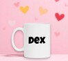 foto 3 Mok met de mooie naam Dex als opdruk mokken naam jongensnaam