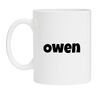 foto 1 Mok met de mooie naam Owen als opdruk mokken naam jongensnaam