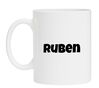 foto 1 Mok met de mooie naam Ruben als opdruk mokken naam jongensnaam