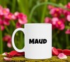 foto 2 Mok met de naam  Maud, naam mokken, gepersonaliseerde mok