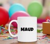 foto 3 Mok met de naam  Maud, naam mokken, gepersonaliseerde mok