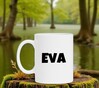 foto 2 Mok met de naam Eva als opdruk mokken naam meisjesnaam mok bedrukken