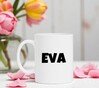 foto 3 Mok met de naam Eva als opdruk mokken naam meisjesnaam mok bedrukken