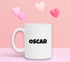 foto 4 mok met de naam Oscar jongensnaam een leuk cadeau naam met mok mokken naam