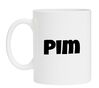 foto 1 mok met de naam Pim jongensnaam erop gedrukt