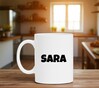 foto 2 Mok met de naam Sara als opdruk mokken naam meisjesnaam mok bedrukken