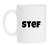 foto 1 mok met de naam Stef jongensnaam