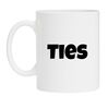 foto 1 Mok met de naam Ties als opdruk kado jongensnaam