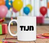 foto 4 Mok met de naam Tijn als opdruk. Namen mok
