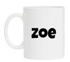 foto 1 Mok met de naam Zoe als opdruk mokken naam meisjesnaam mok bedrukken