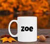 foto 2 Mok met de naam Zoe als opdruk mokken naam meisjesnaam mok bedrukken