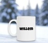 foto 4 mok met naam de Willem jongensnaam