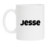 foto 1 mok met naam Jesse kado jongensnaam