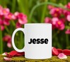 foto 3 mok met naam Jesse kado jongensnaam