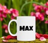 foto 2 mok met naam Max cadeau jongensnaam