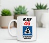 foto 4 Mok verjaardag 46 leeftijd orgineel humoristisch en leuk cadeau