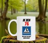 foto 2 Mok voor een verjaardag van 76 jaar leuke tekst en full colour print dame 