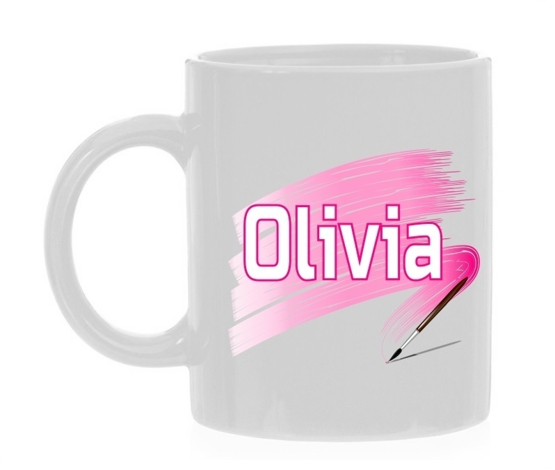 Olivia naam koffie mok namen mokken Verjaardag Feestje