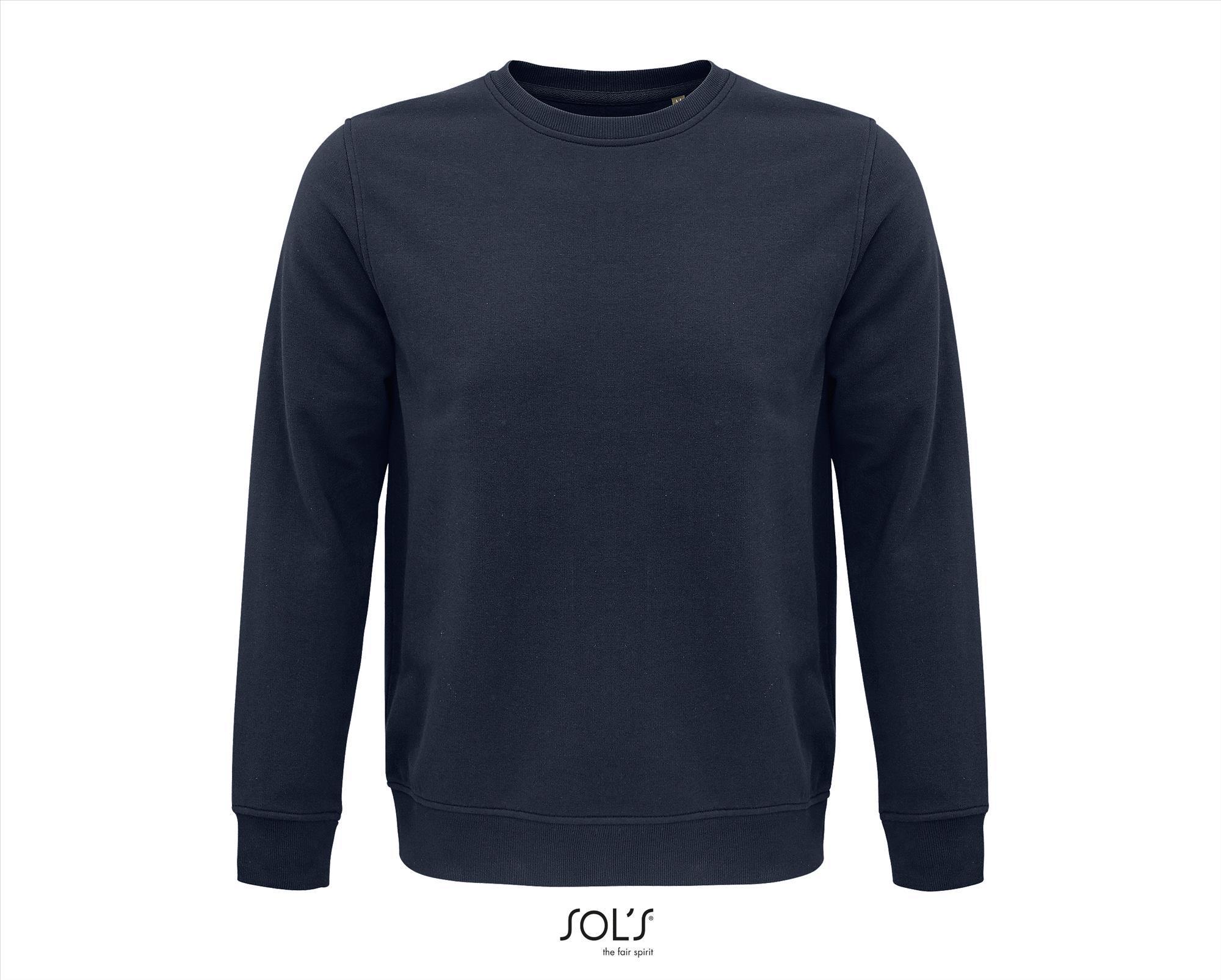 organisch sweatshirts unisex donker blauw