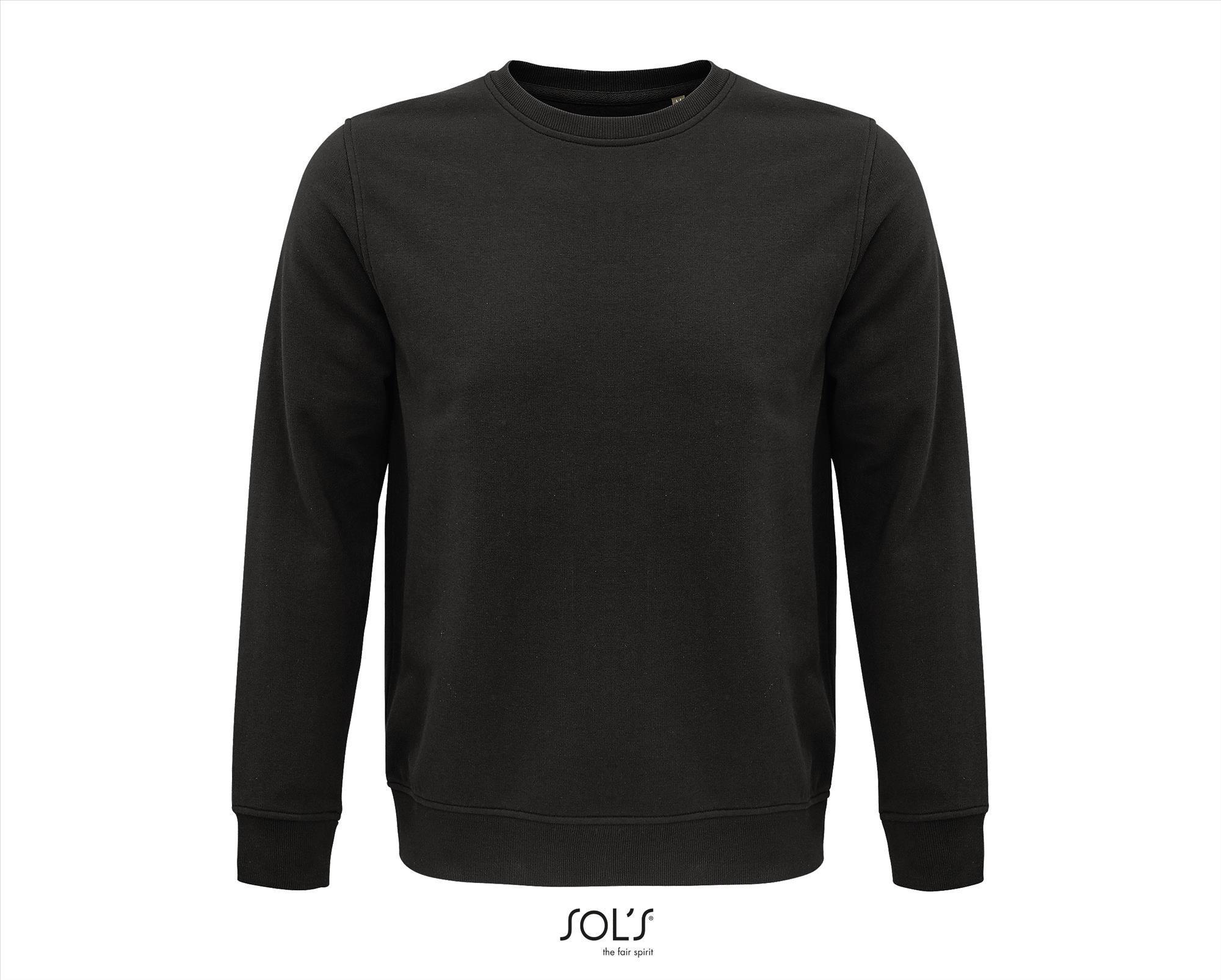 organisch sweatshirts unisex donker grijs