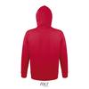 foto 2 Rode hooded sweater voor mannen unisex rood