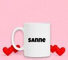 foto 2 Sanne naam beker, persoonlijk cadeau gepersonaliseerde beker met naam mokken naam 