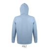 foto 2 Sky blauw blue hooded sweater voor mannen unisex
