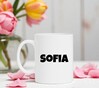 foto 4 Sofia naam - voornaam kado mok - Gepersonaliseerde mok beker met naam 