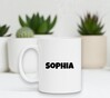 foto 2 Sophia naam op mok - voornaam cadeau mok - Gepersonaliseerde mok beker met je eigen naam 