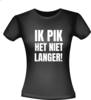 foto 2 T-shirt ik pik het niet langer! Protest T-shirt Demonstreren