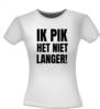 foto 4 T-shirt ik pik het niet langer! Protest T-shirt Demonstreren