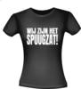 foto 2 T-shirt wij zijn het spuugzat! protest demonstratie tegen het beleid