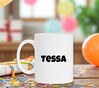 foto 4 Tessa naam mok, persoonlijk cadeau gepersonaliseerde beker met naam mokken naam 