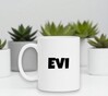 foto 4 Wite Mok met de naam Evi als opdruk mokken naam meisjesnaam mok bedrukken Verjaardag Feestje Relatiegeschenk