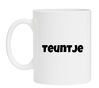 foto 1 Witte mok met naam Teun cadeautje jongensnaam