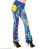 foto 4 70's legging hippie jeans L/X flower power tijd