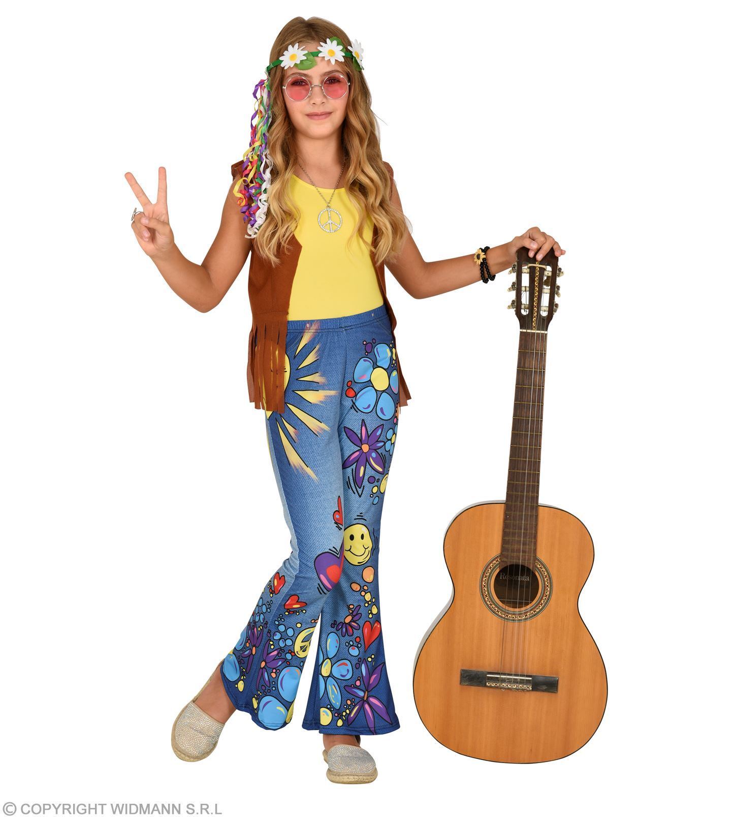 70's legging hippie voor meisje kind
