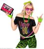 foto 3 80's fashion neon groen accessoires kit set disco