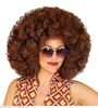 foto 2 Afro pruik bruin. Disco soul bruine afro pruiken