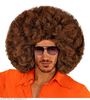 foto 3 Afro pruik bruin. Disco soul bruine afro pruiken