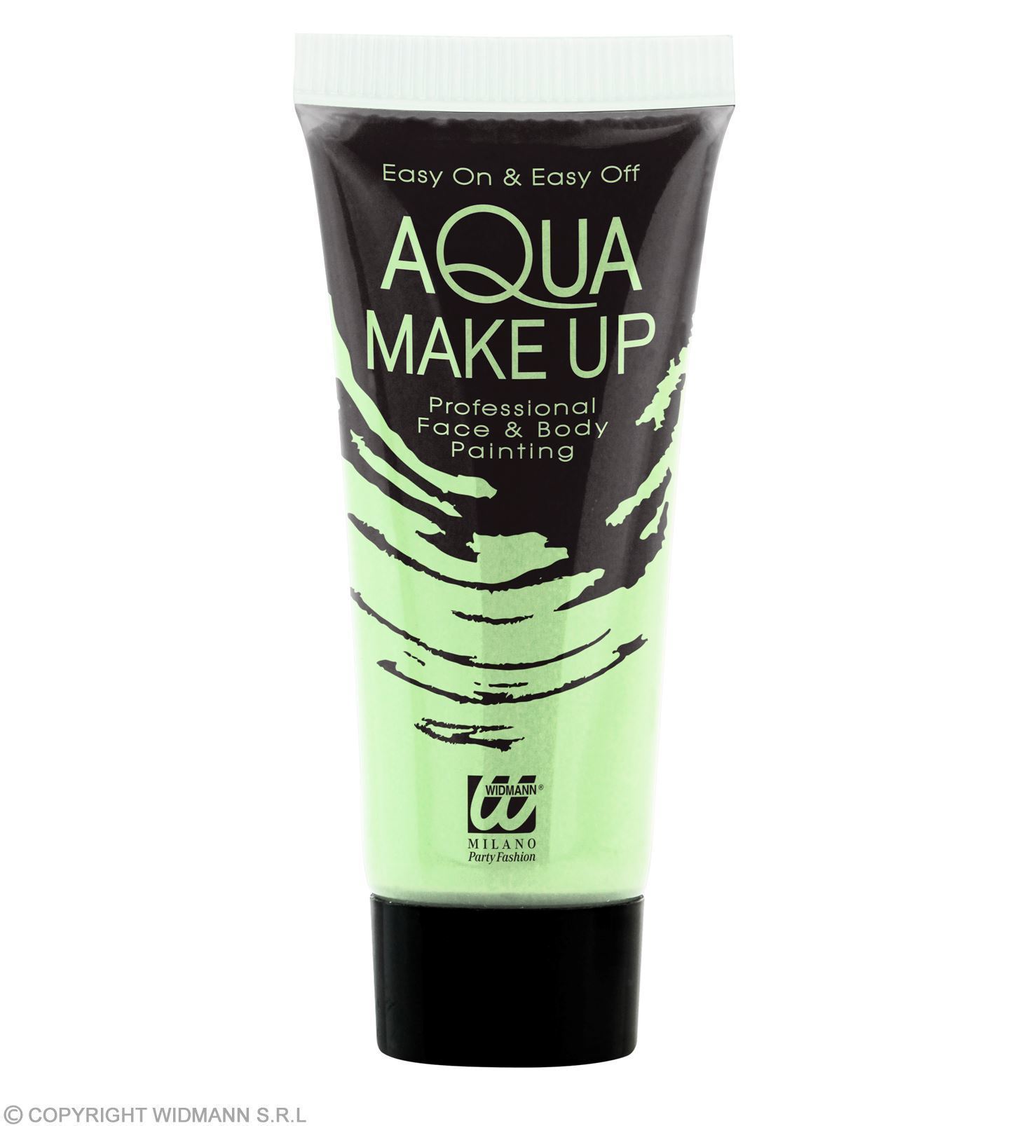 aqua make-up in tube 30ml, aquaschmink glows in the dark